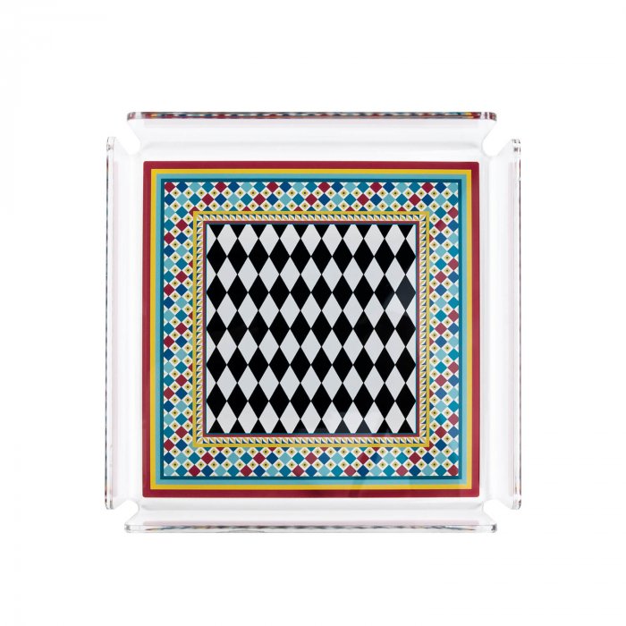 Vuotatasche Decor Foulard in Cristallo Acrilico
