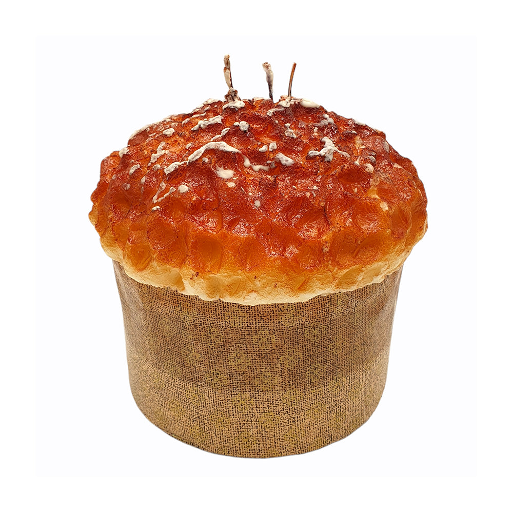 Candela a forma di Panettone Grande Ø19