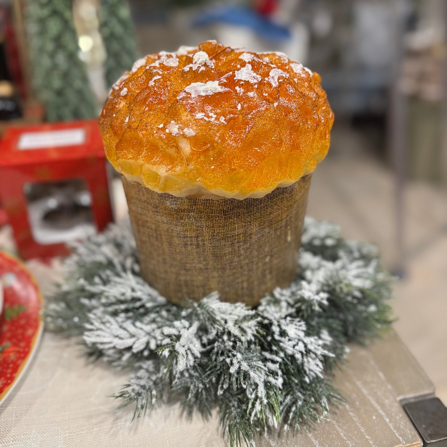 Candela a forma di Panettone Piccolo Ø16