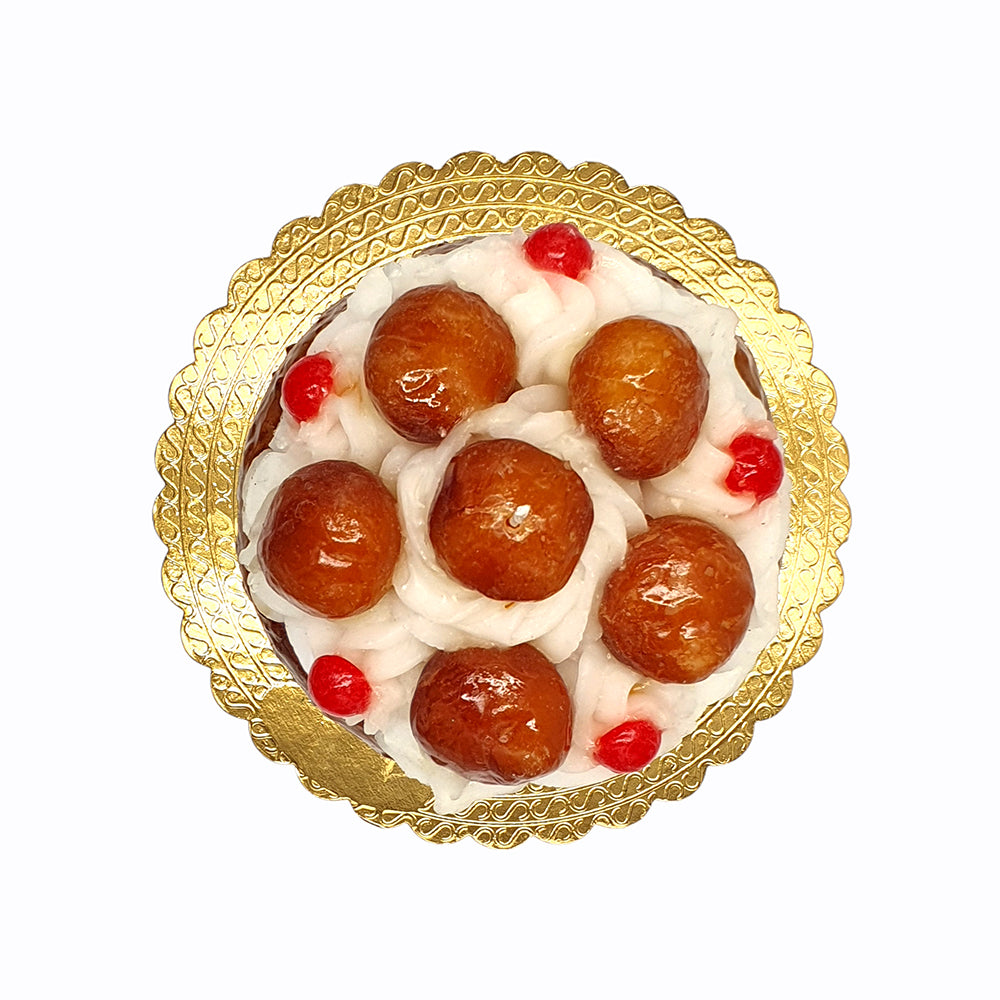 Candela a forma di Torta Babà Grande