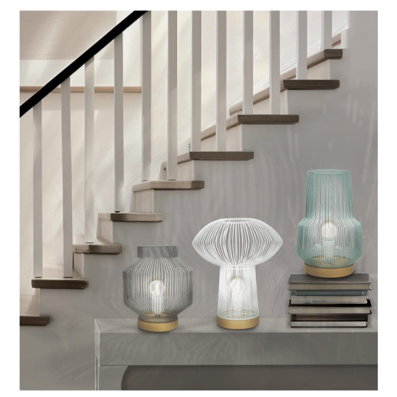 Lampada "Millefili" Metal in 3 Varianti di Colore e Forma