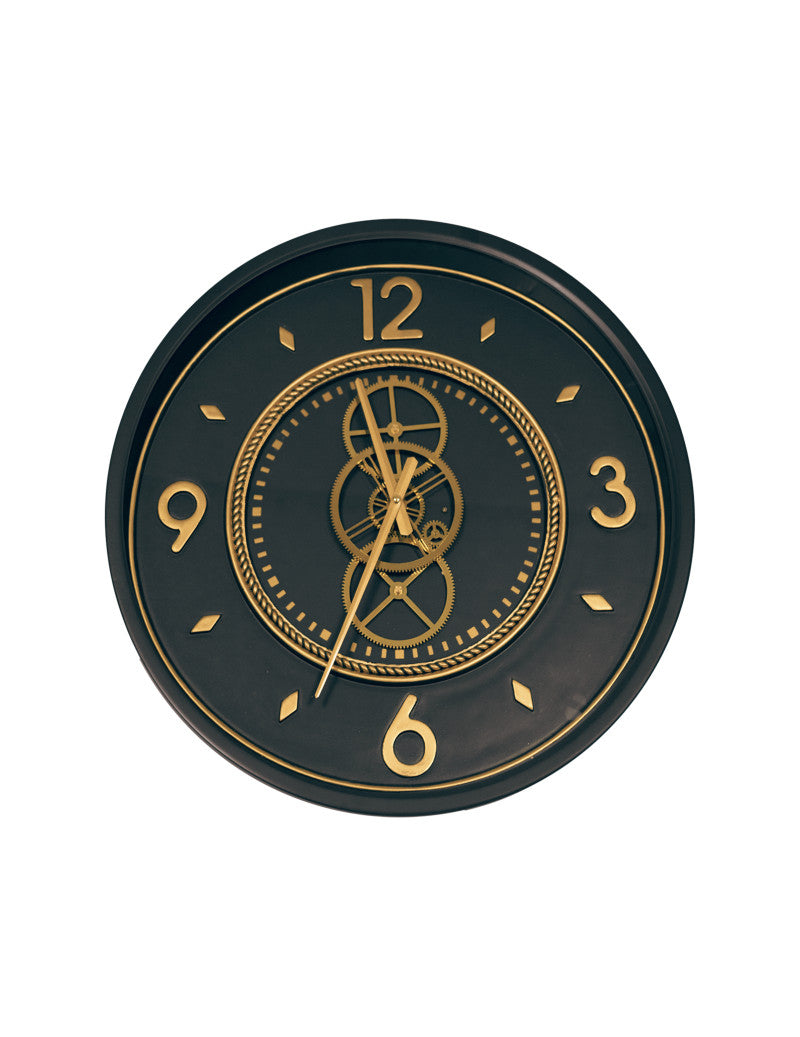 Orologio da Parete "Ingranaggi" Smoky Metal