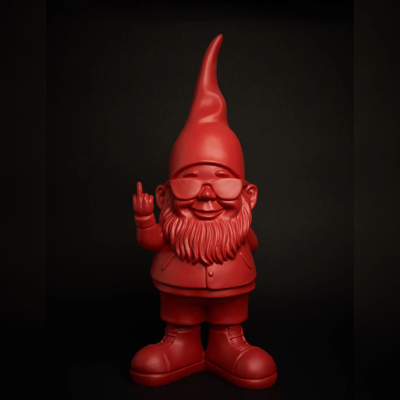 Statua Nano Bernardo Red Grande - Blogo Design