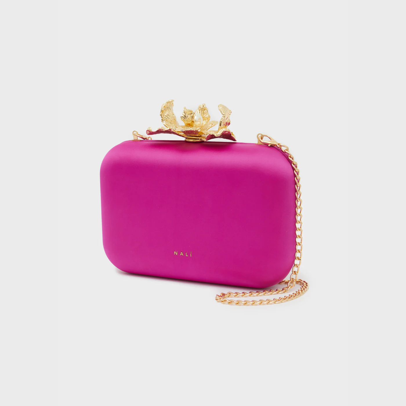 Clutch Tracolla "Fiore" Tessuto Colorato - Nalì