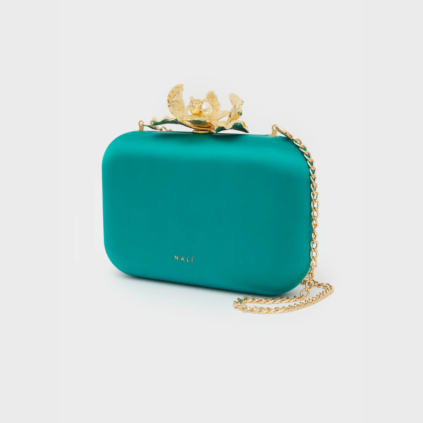 Clutch Tracolla "Fiore" Tessuto Colorato - Nalì