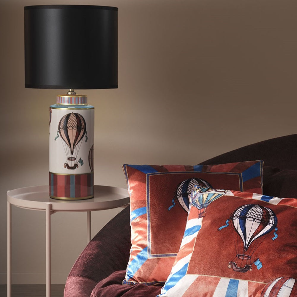 Cuscino Beige "Mongolfiera" Festival (45x45 cm) - Henriette