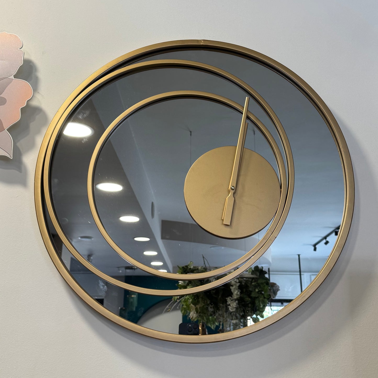 Orologio da Parete Oro a Specchio