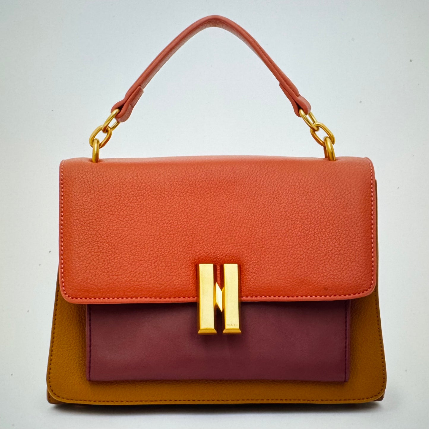 Borsa "New TALITA" Ocra e Arancio - Nalì