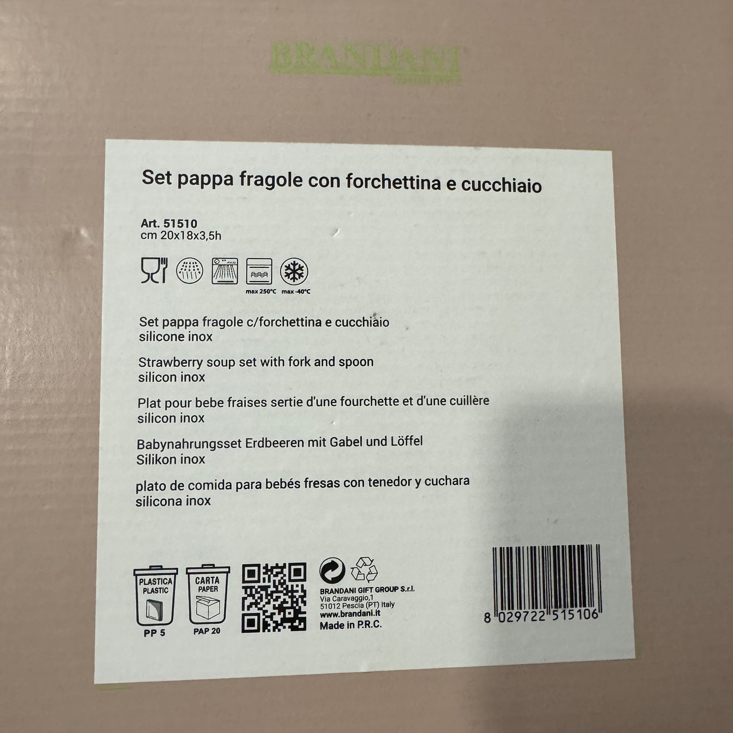 Set Pappa Baby “Fragola”