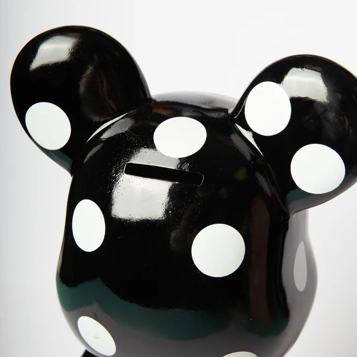 Statuetta Salvadanaio Teddy Black Edizione Limitata