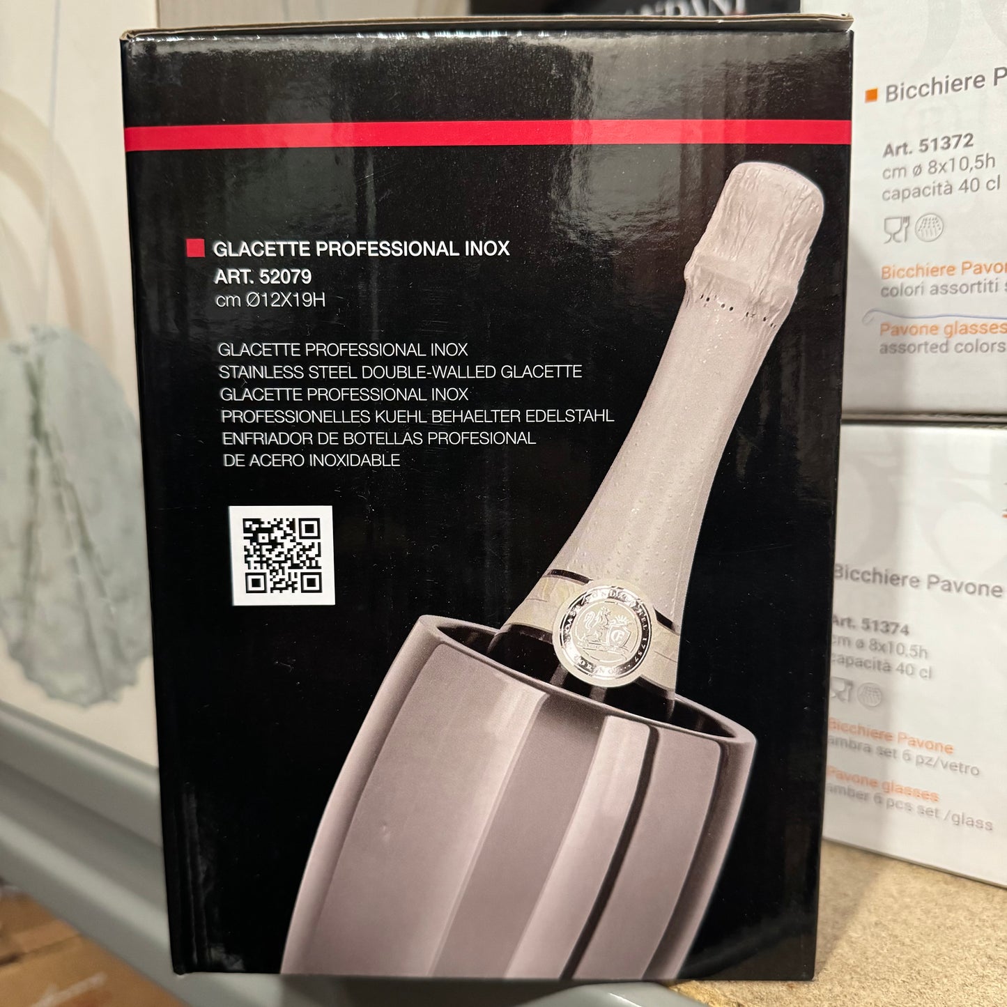 Glacette Professionale in Acciaio Inox Doppia Parete