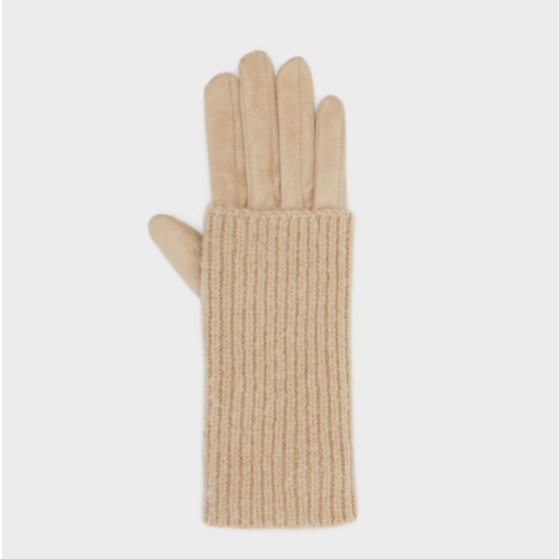 Guanti "Willa" colore Beige con Manicotto - Nalì