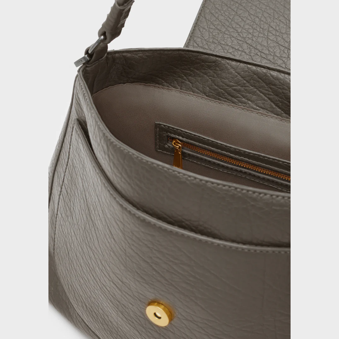 Borsa a Spalla "ALPHEA" colore Fango - Nalì