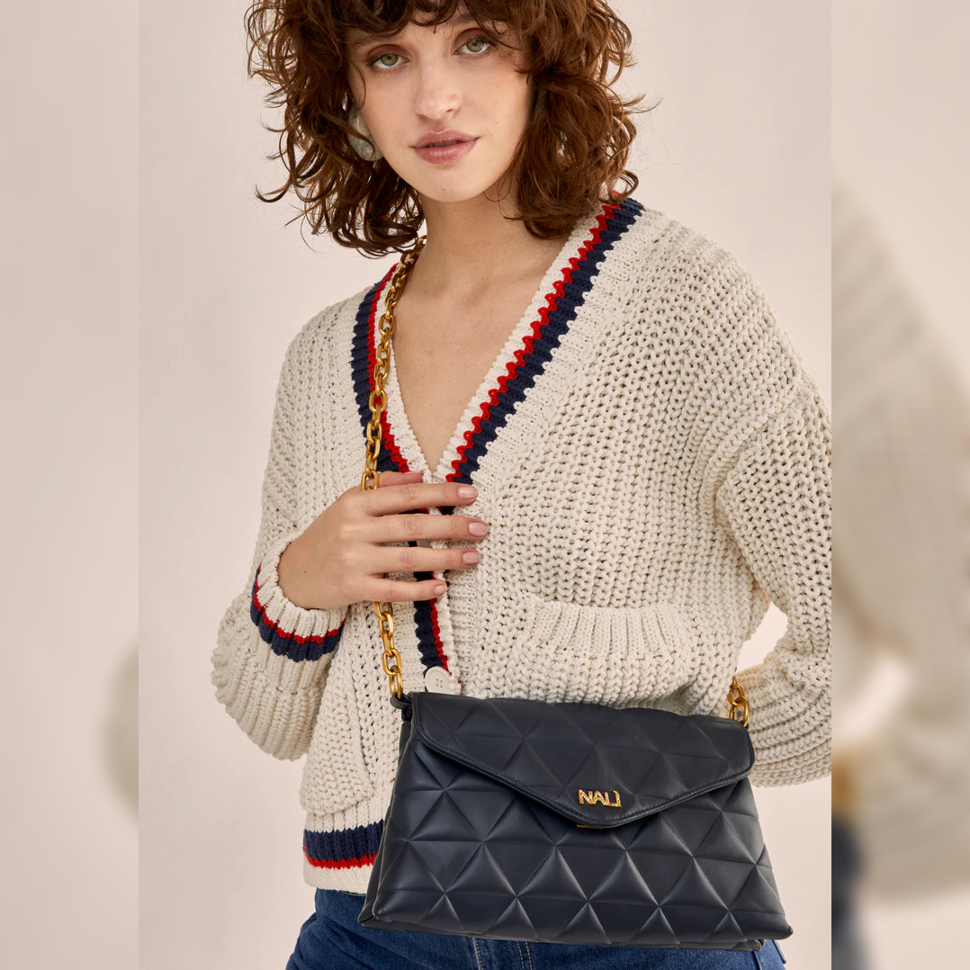 Borsa "SAGITTARIUS" Matelassé Blu - Nalì