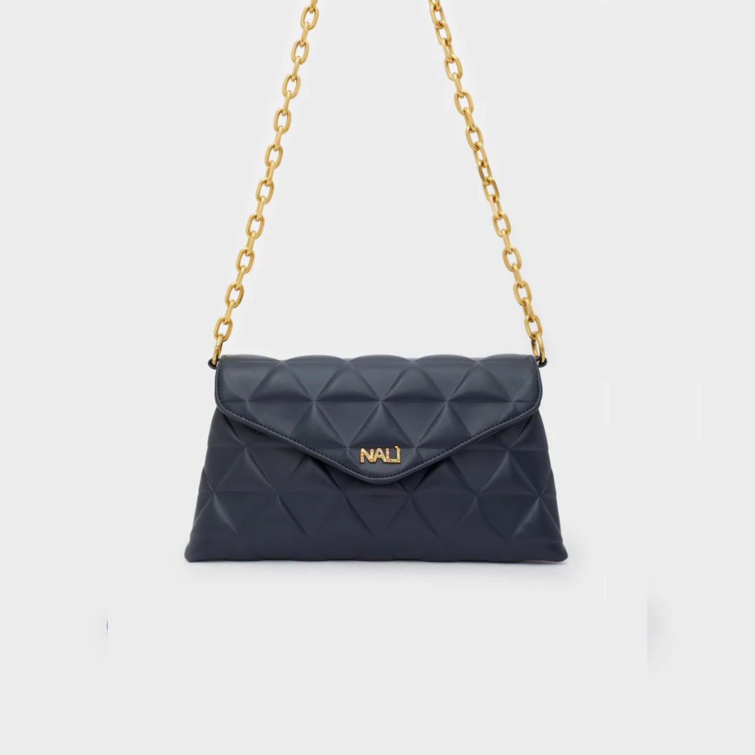 Borsa "SAGITTARIUS" Matelassé Blu - Nalì