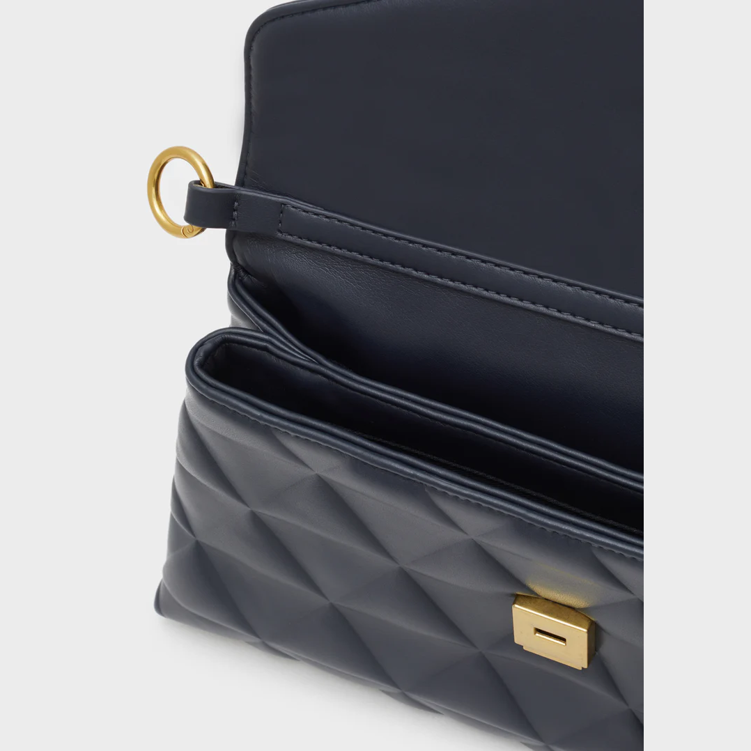 Borsa "SAGITTARIUS" Matelassé Blu - Nalì