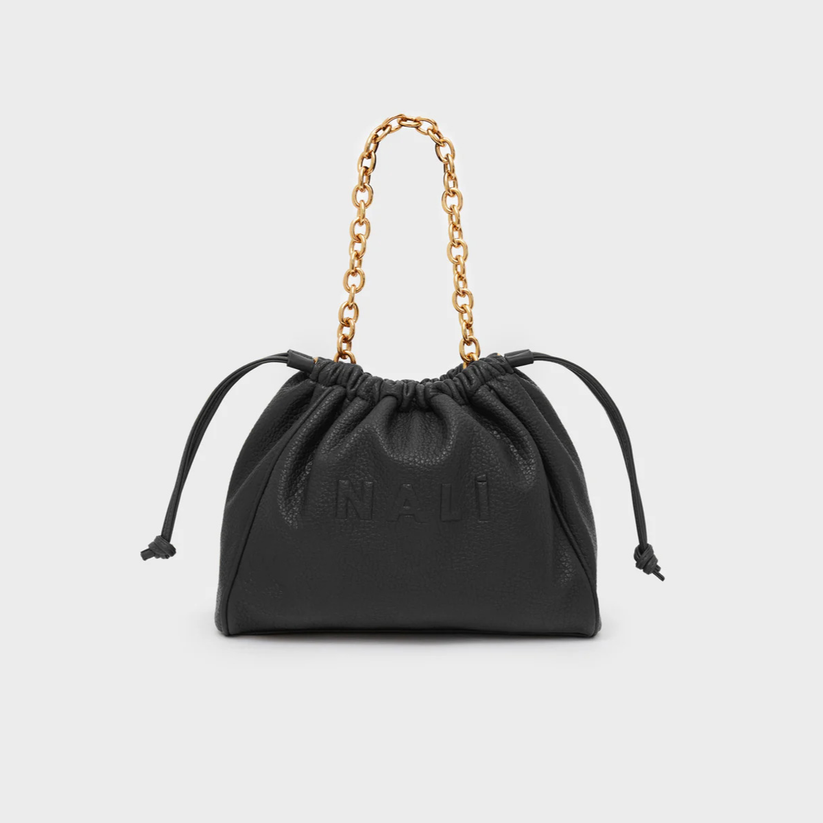 Borsa "CALIPSO" Coulisse Tracolla Nera - Nalì