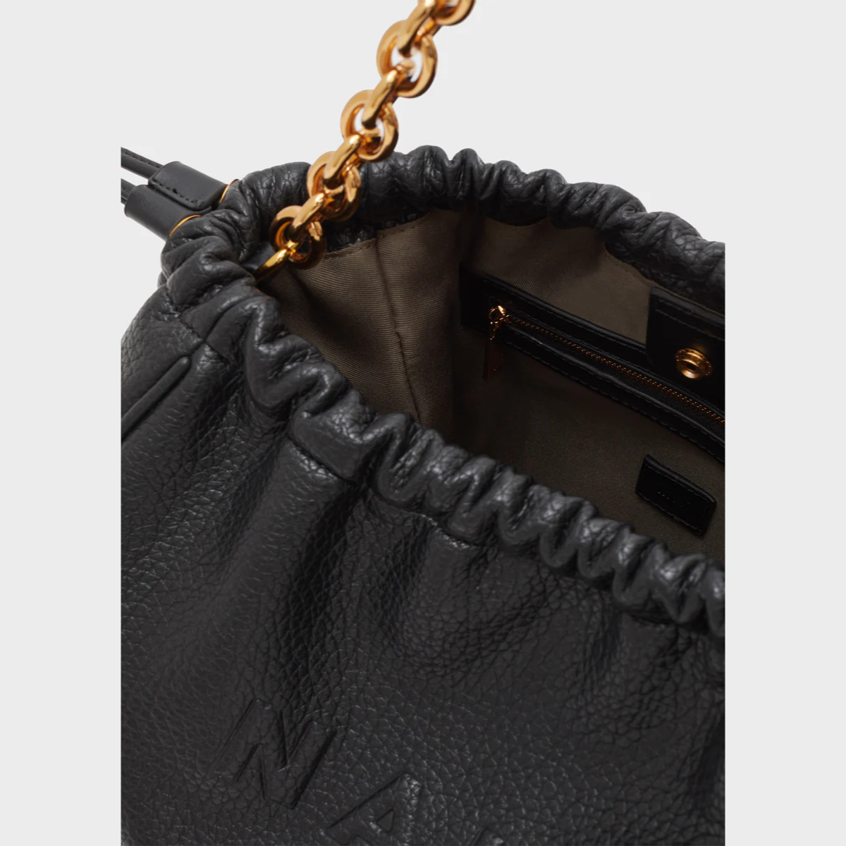 Borsa "CALIPSO" Coulisse Tracolla Nera - Nalì