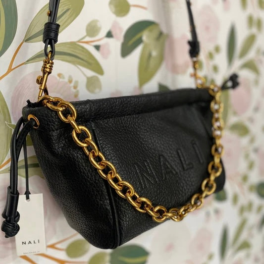 Borsa "CALIPSO" Small Tracolla Nera - Nalì