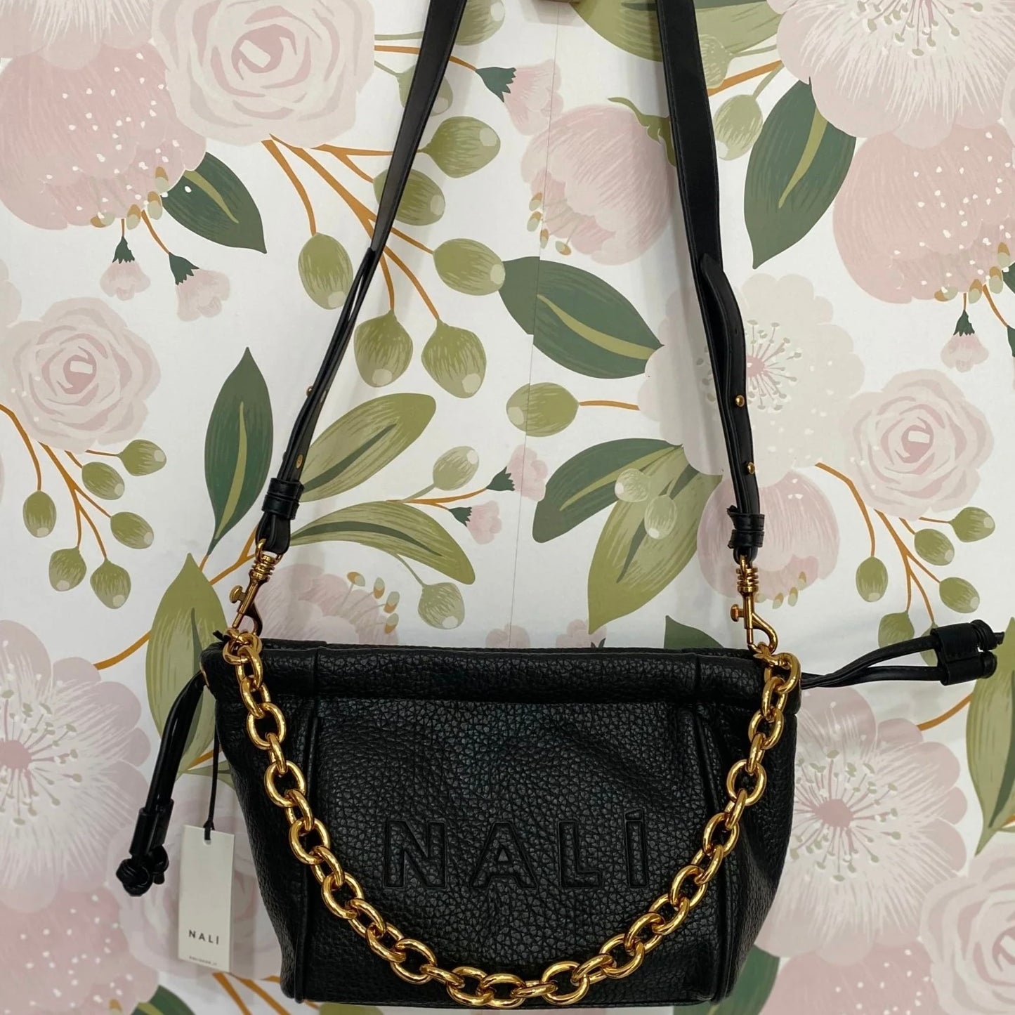 Borsa "CALIPSO" Small Tracolla Nera - Nalì