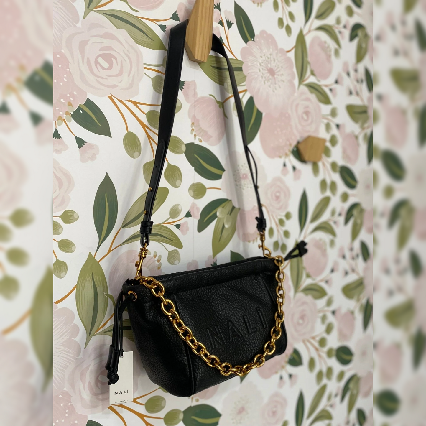 Borsa "CALIPSO" Small Tracolla Nera - Nalì