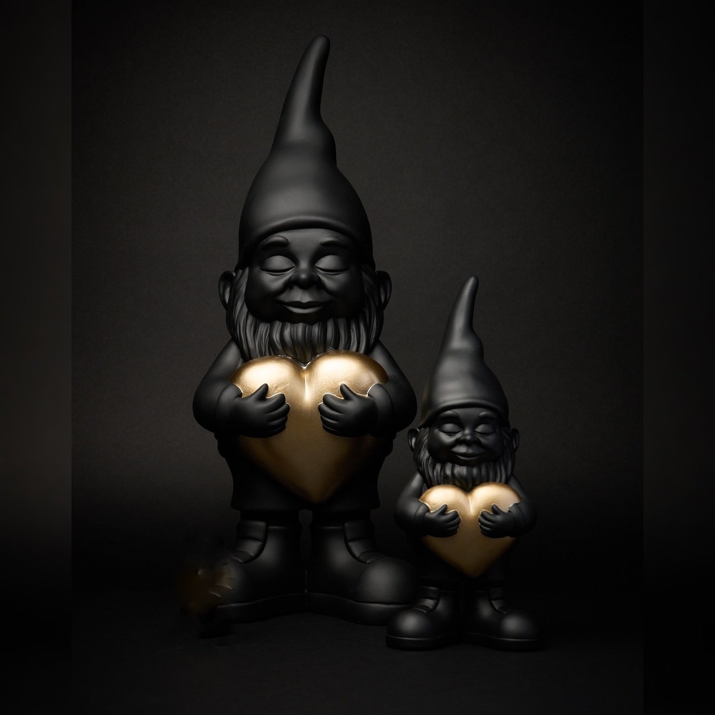 Statuetta Nani's Lover Black - Blogo Design (2 Misure)