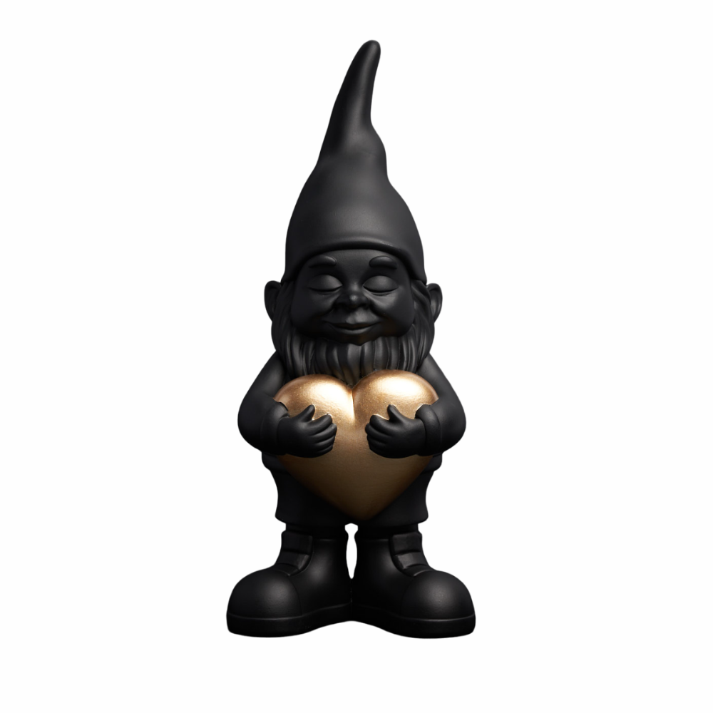 Statuetta Nani's Lover Black - Blogo Design (2 Misure)