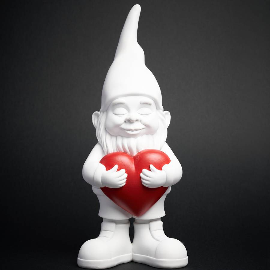Statua Nani's Lover White Gigante - Blogo Design