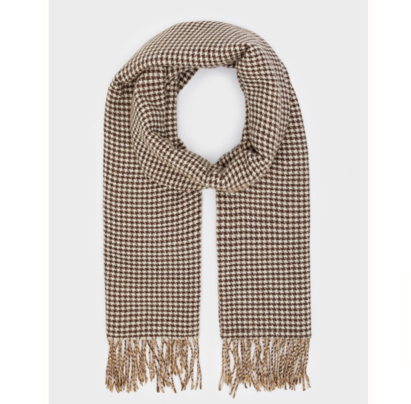 Sciarpa "Molly" a quadretti Marrone/Beige - Nalì