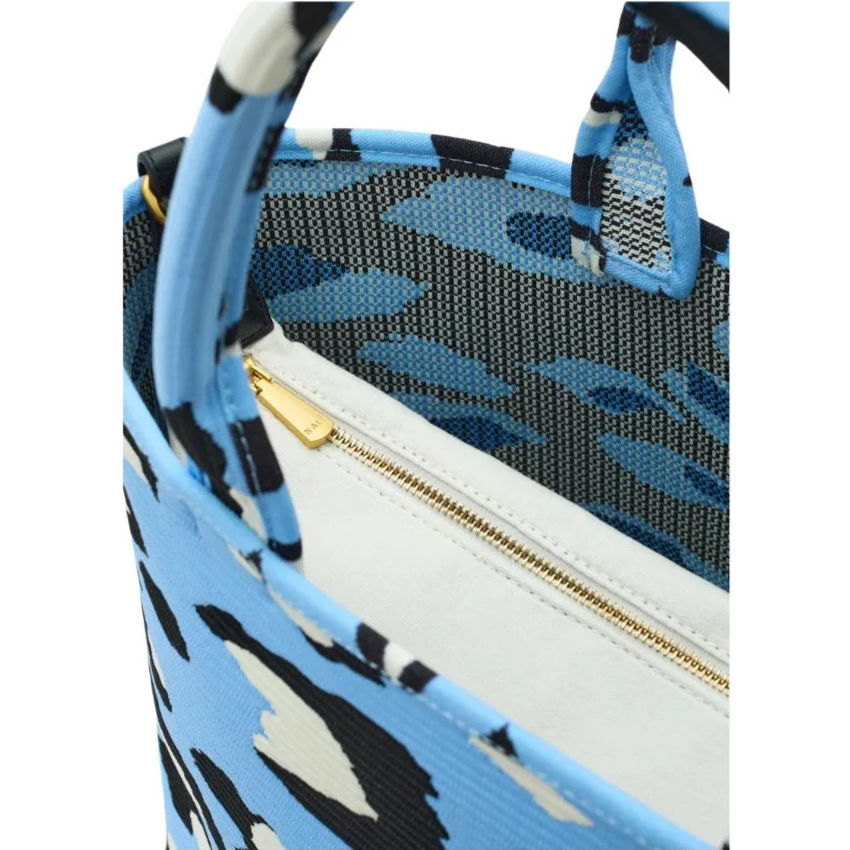 Borsa Shopper "Melany" Blu Maculato - Nalì