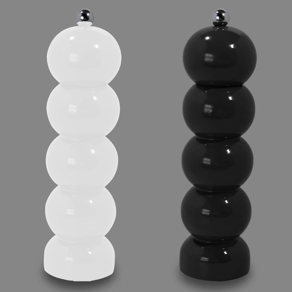 Macina Sale o Pepe in Legno Laccato Bianco o Nero - WD Lifestyle