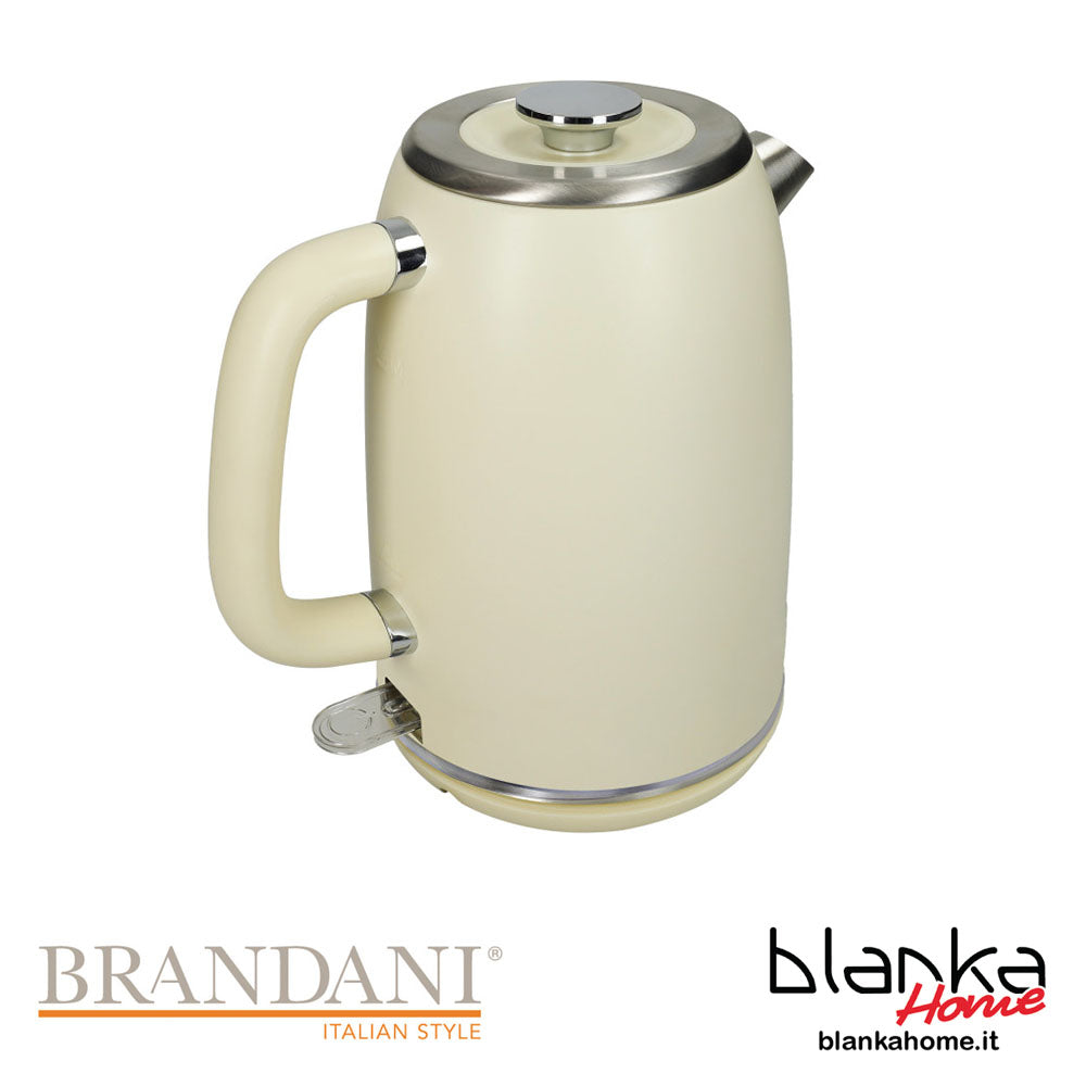Bollitore Elettrico Crema Opaco - Brandani "1950"