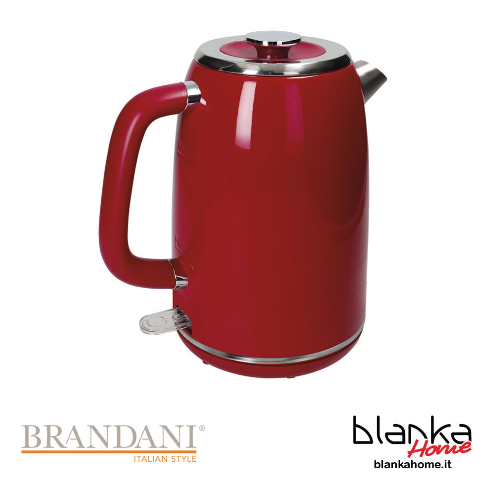 Bollitore Elettrico Rosso Lucido - Brandani "1950"