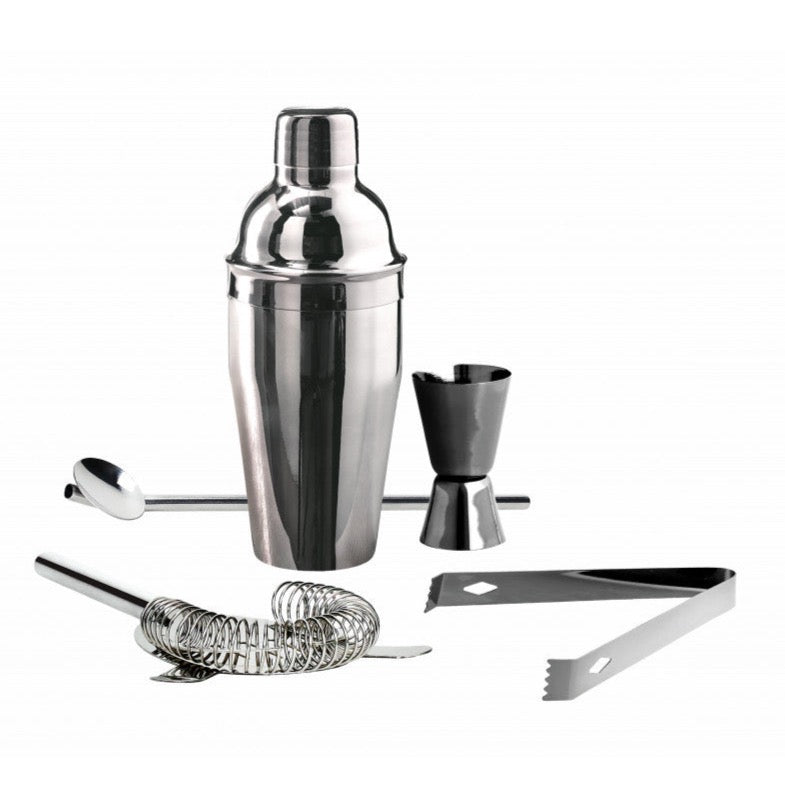 Cocktail Set con Shaker e Accessori Acciaio Inox - Brandani