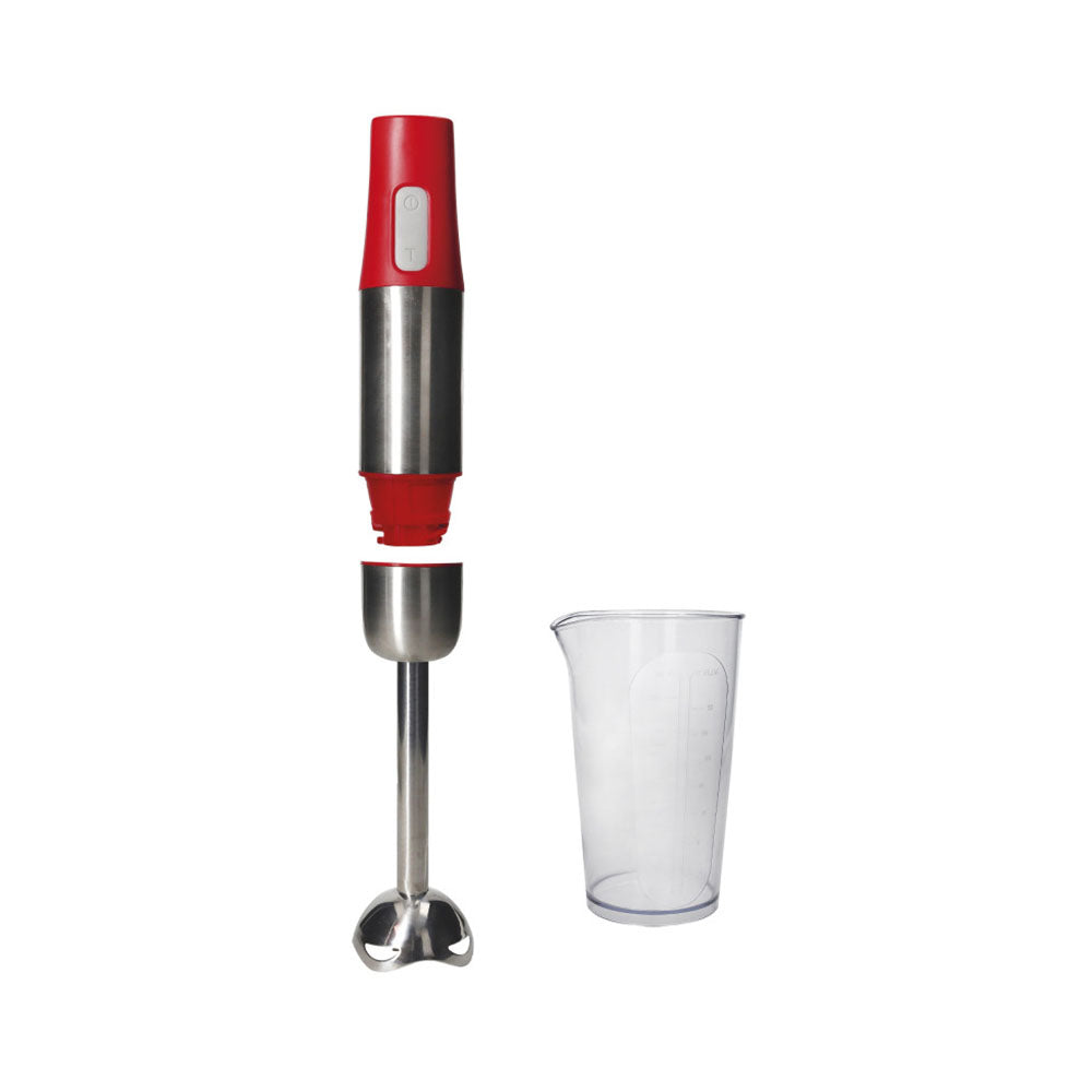 Mixer a Immersione Elettrico Rosso con Misurino - Brandani "1950"