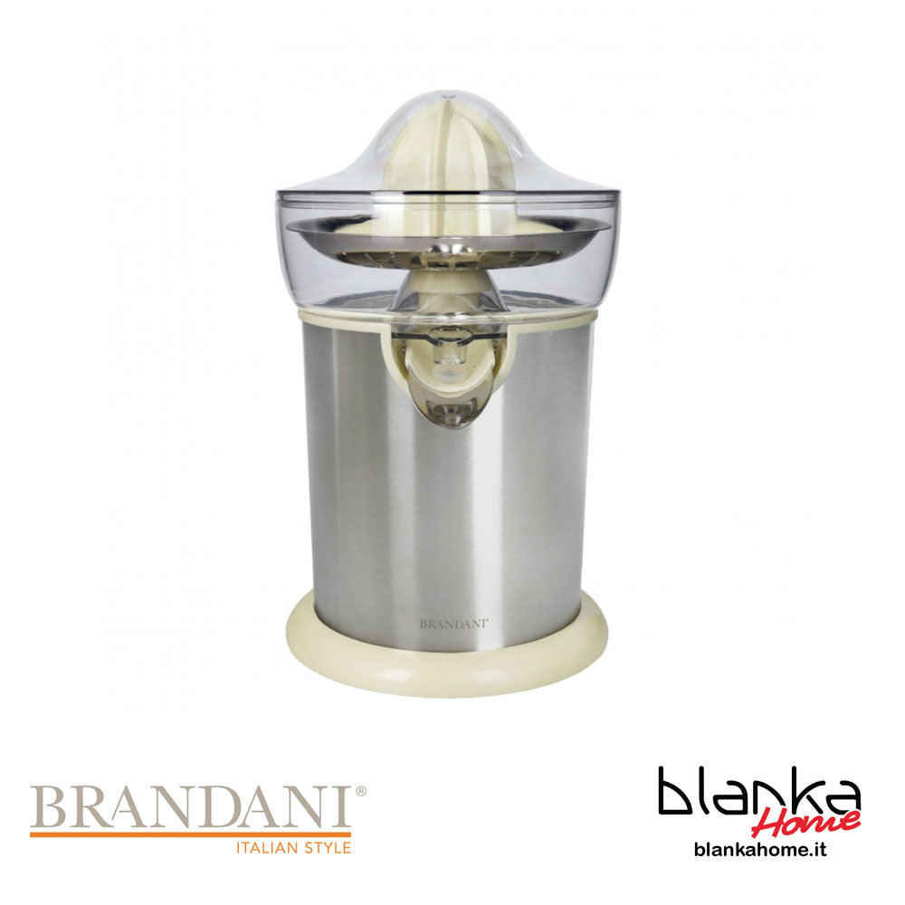 Spremiagrumi Elettrico Crema/Inox - Brandani "1950"