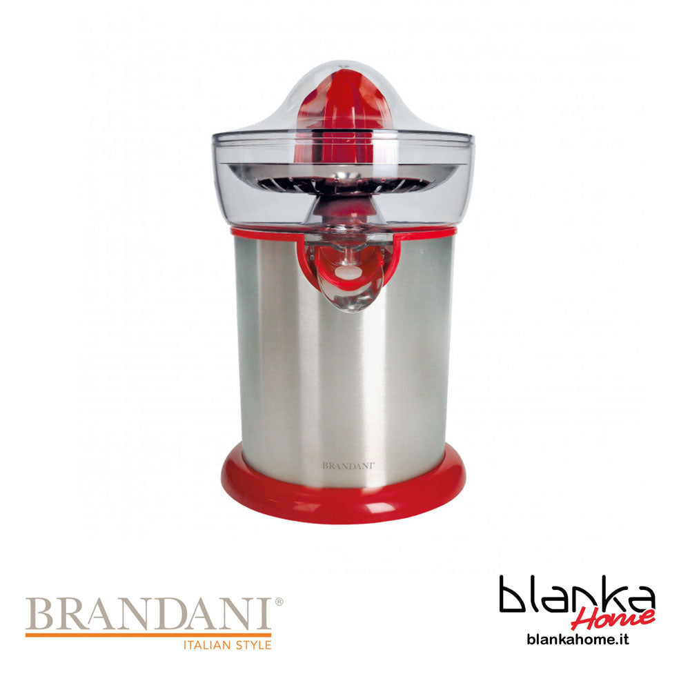 Spremiagrumi Elettrico Rosso/Inox - Brandani "1950"