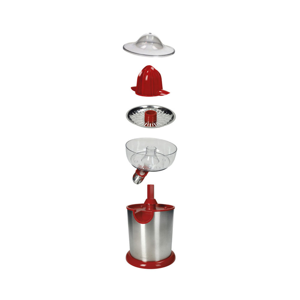 Spremiagrumi Elettrico Rosso/Inox - Brandani "1950"