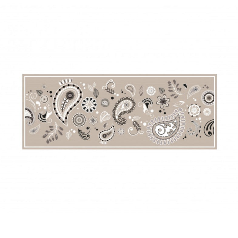 Tappeto “Shanti” di Brandani in PVC Espanso Tortora - 2 Misure