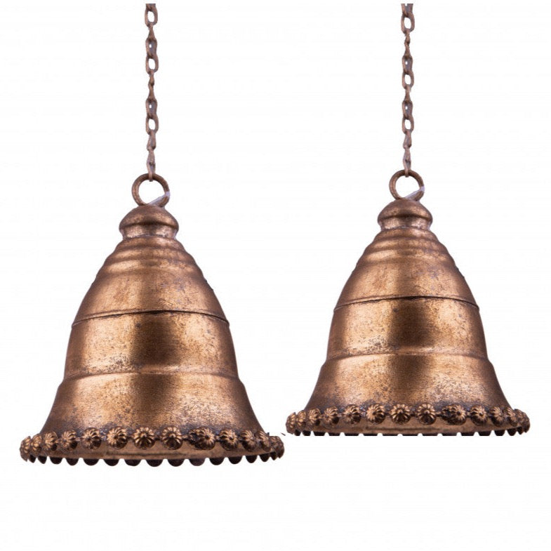 Set 2 Campane in Metallo color Bronzo - Brandani