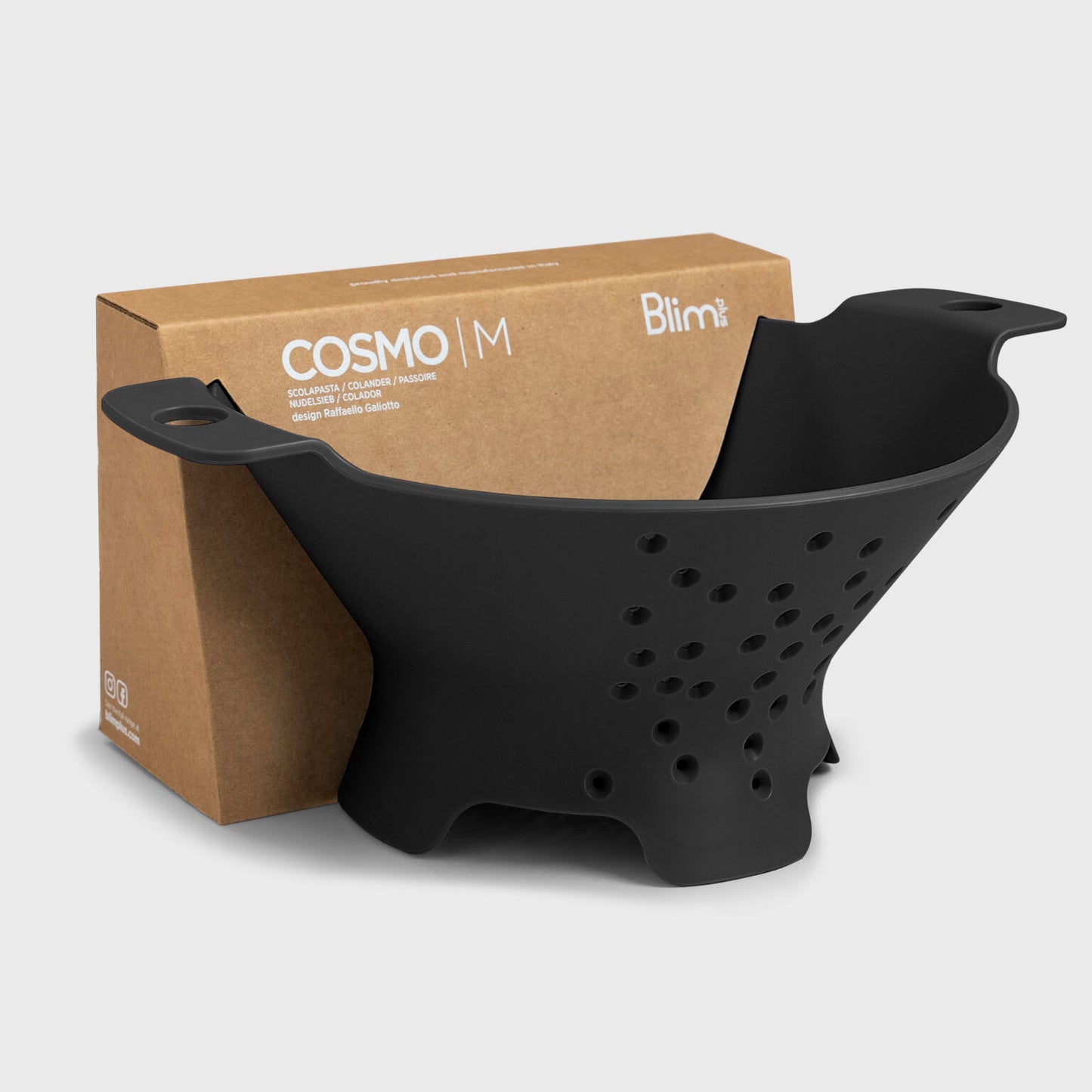 Scolapasta “Cosmo” Nero di Blim Plus