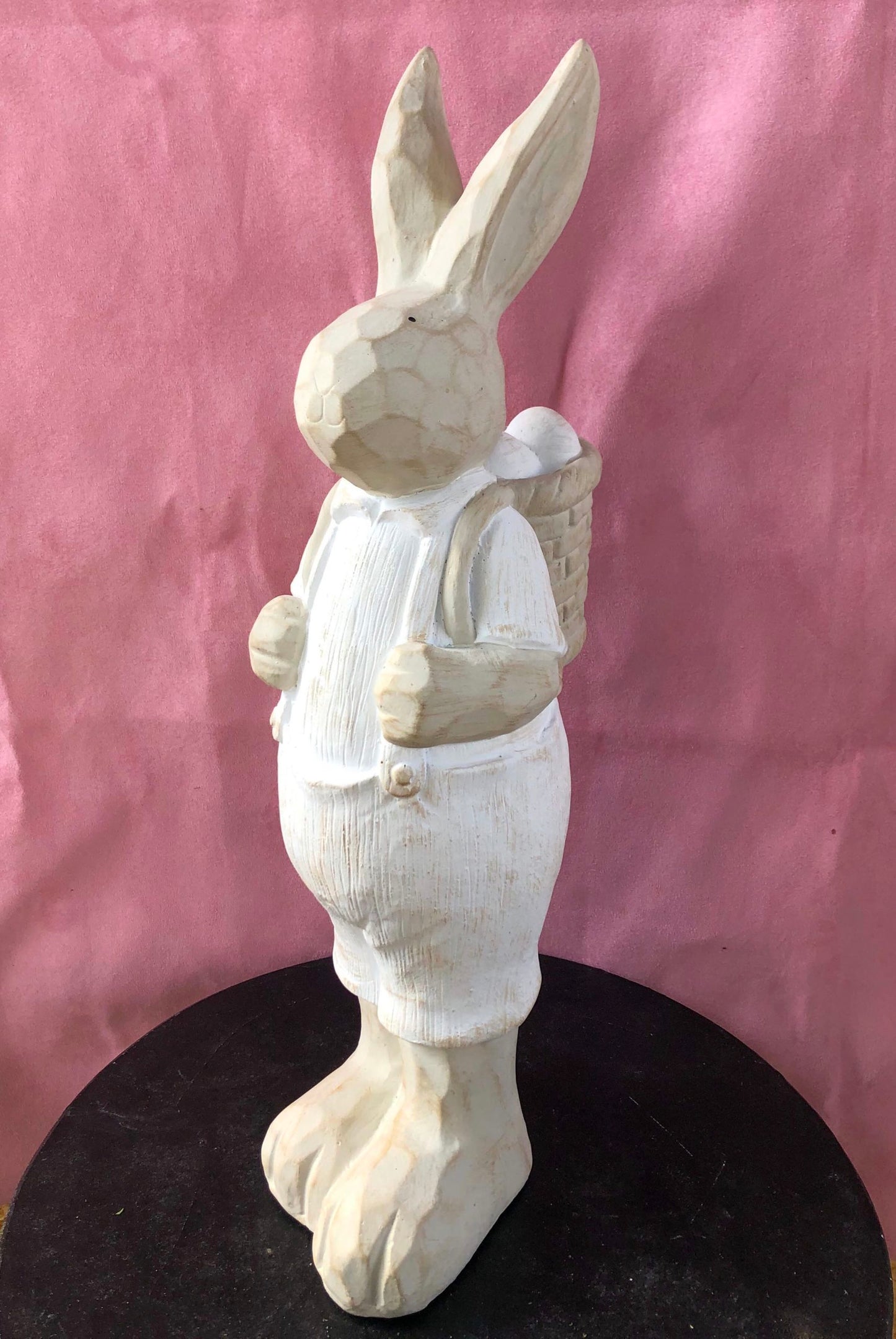 Coniglietto e Coniglietta in Resina Effetto Legno - EGO