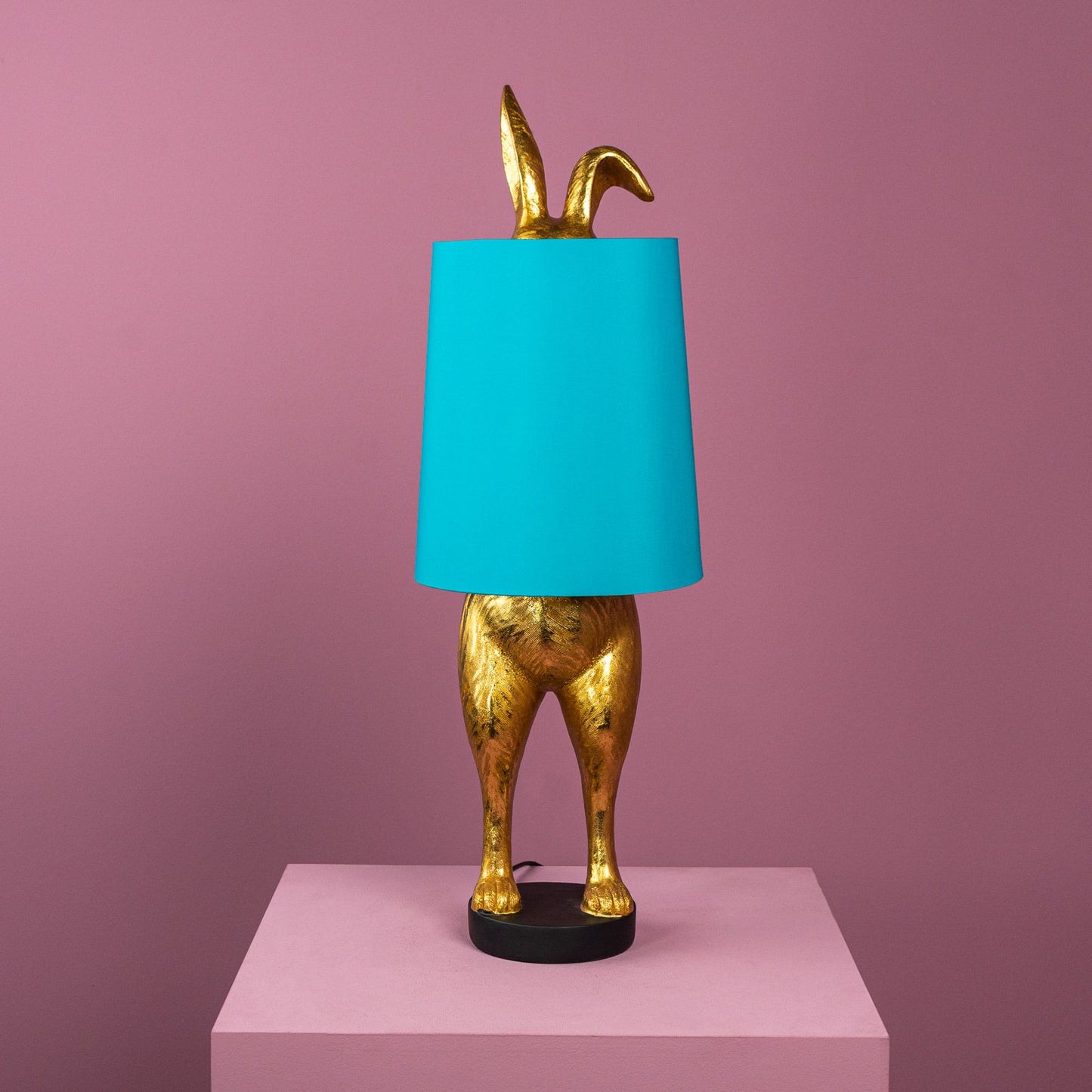 Coniglio Oro - Lampada da Tavolo “Hiding Bunny” di Warner Voss