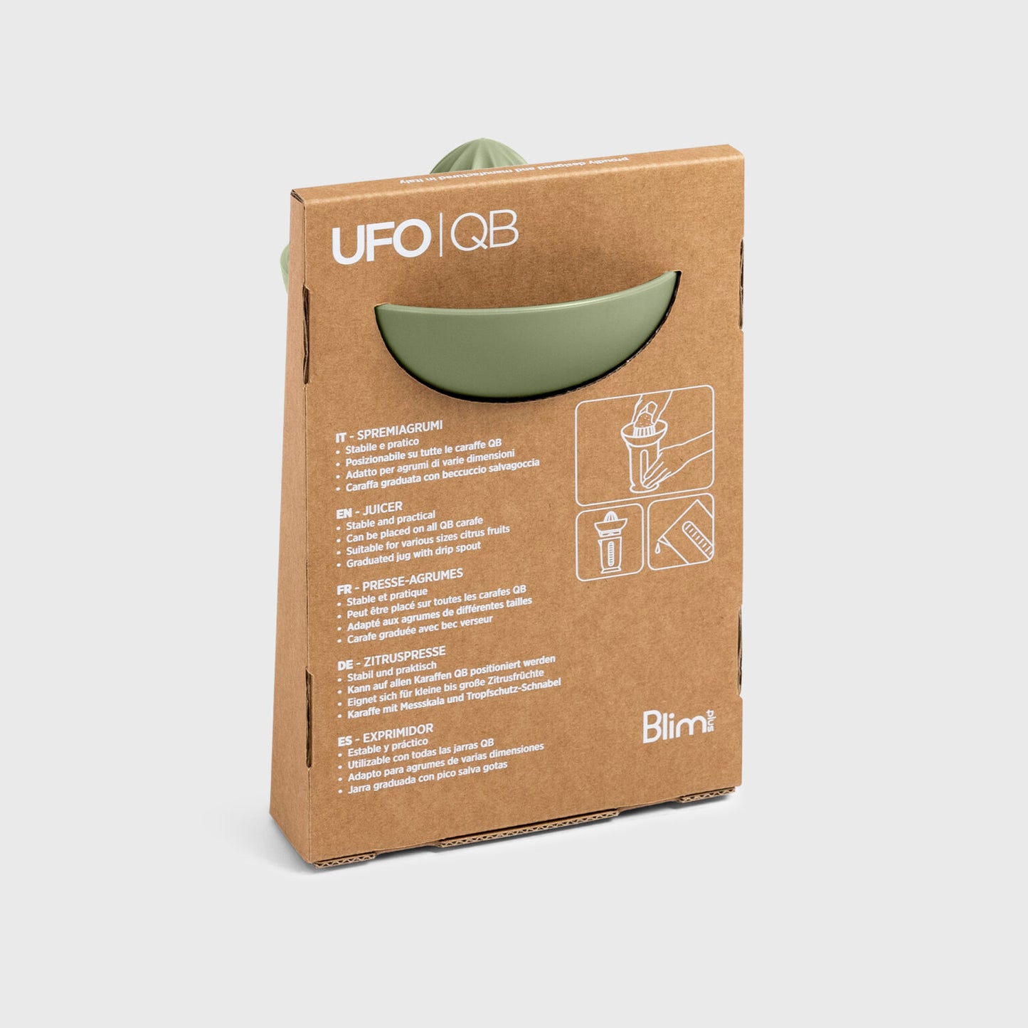 Spremiagrumi “UFO” Blim Plus con Caraffa Graduata “QB” da 500ml