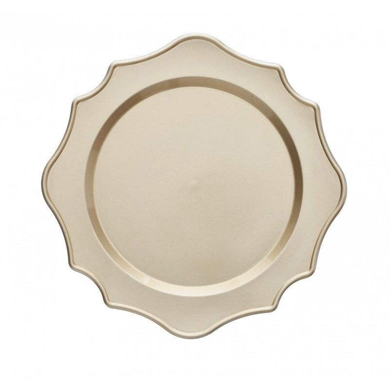 Sottopiatto Smerlato Champagne di Brandani - Set 4 pz.