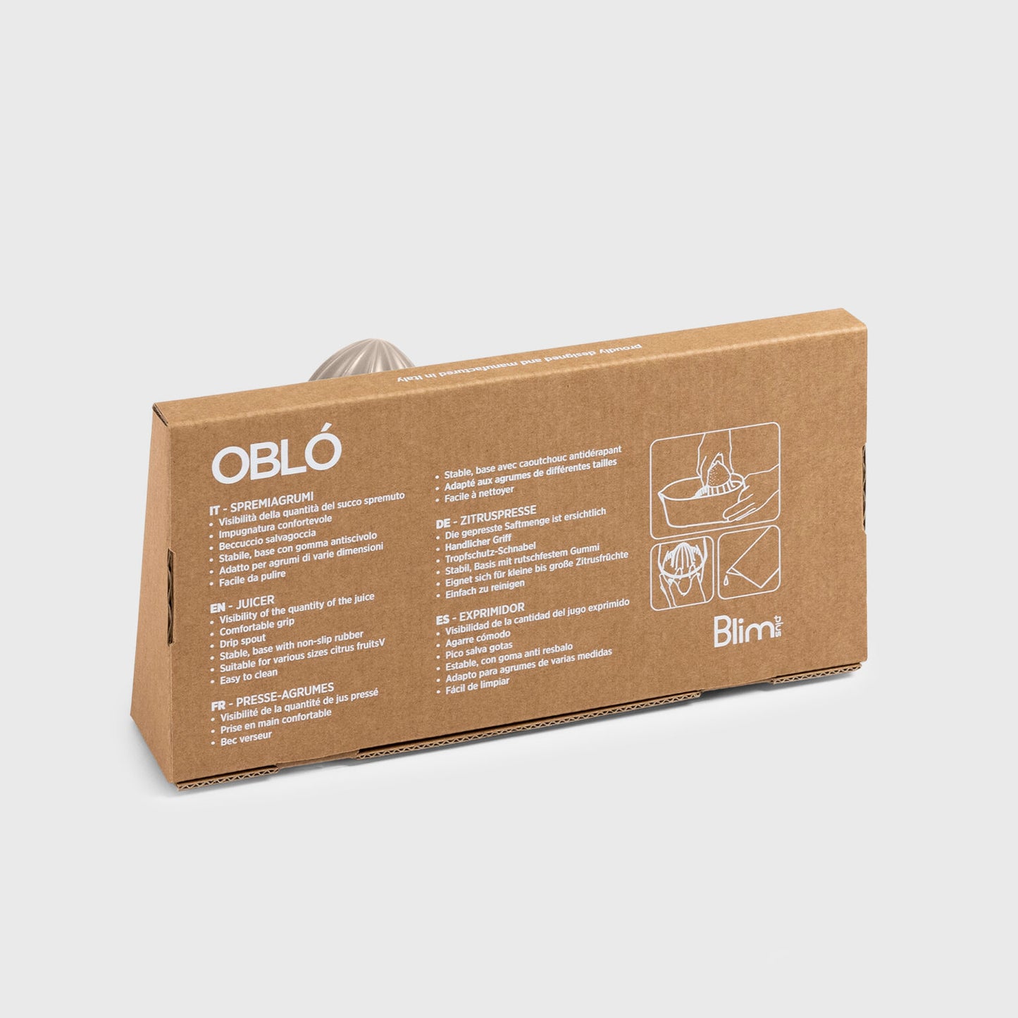 Spremiagrumi “Oblò” Blim Plus in diversi colori
