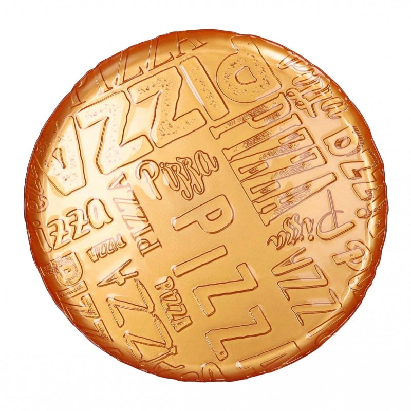Piatto Pizza Singolo in Vetro Colorato - Brandani