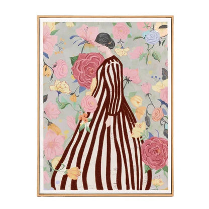 Quadro in Stampa Serigrafica su Tela con Applicazioni - 60x80 (1Q287)