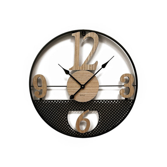 Orologio da Parete "Vienna" in Metallo e Legno