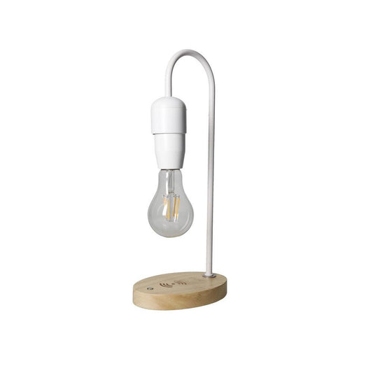 Lampada Led "Stacca & Go" con Base di Ricarica Wireless - Bianco